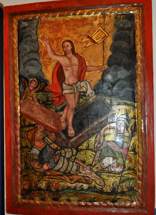 Reprezentare a Învierii lui Hristos FOTO Muzeul Arhiepiscopia Clujului
