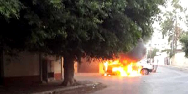 ambasada rusia libia masina foc incendiu FOTO reuters