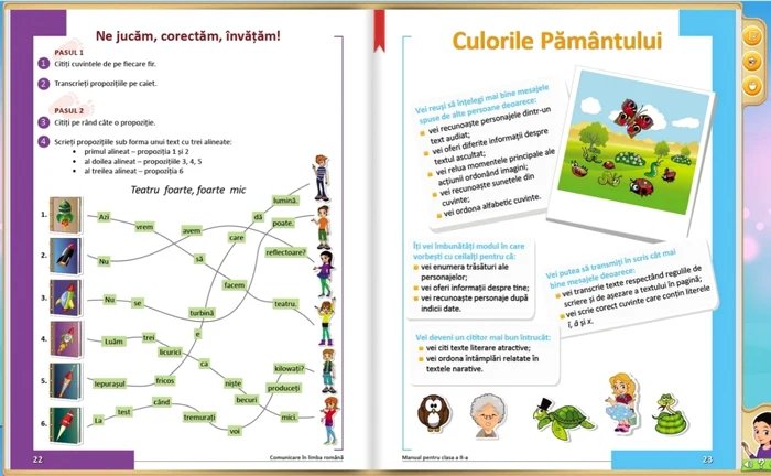 joc de limba romana test manual