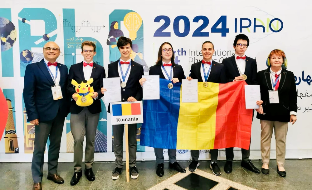 Geniile românești au luta 5 medalii la Olimpiada Internațională de Fizică. FOTO Ministerul Educației