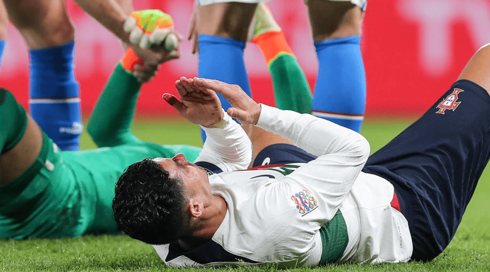 Ronaldo, umplut de sânge în Liga Națiunilor. Cine l-a făcut KO pe starul portughez GALERIE FOTO