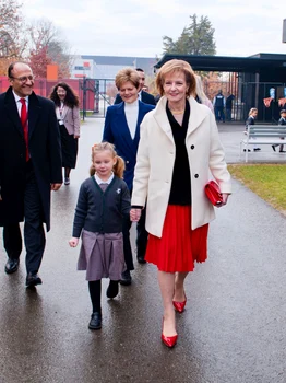 Majestatea Sa Margareta și Principesa Elena în vizită la Cambridge School. FOTO: Daniel Angelescu, Casa Majestății Sale