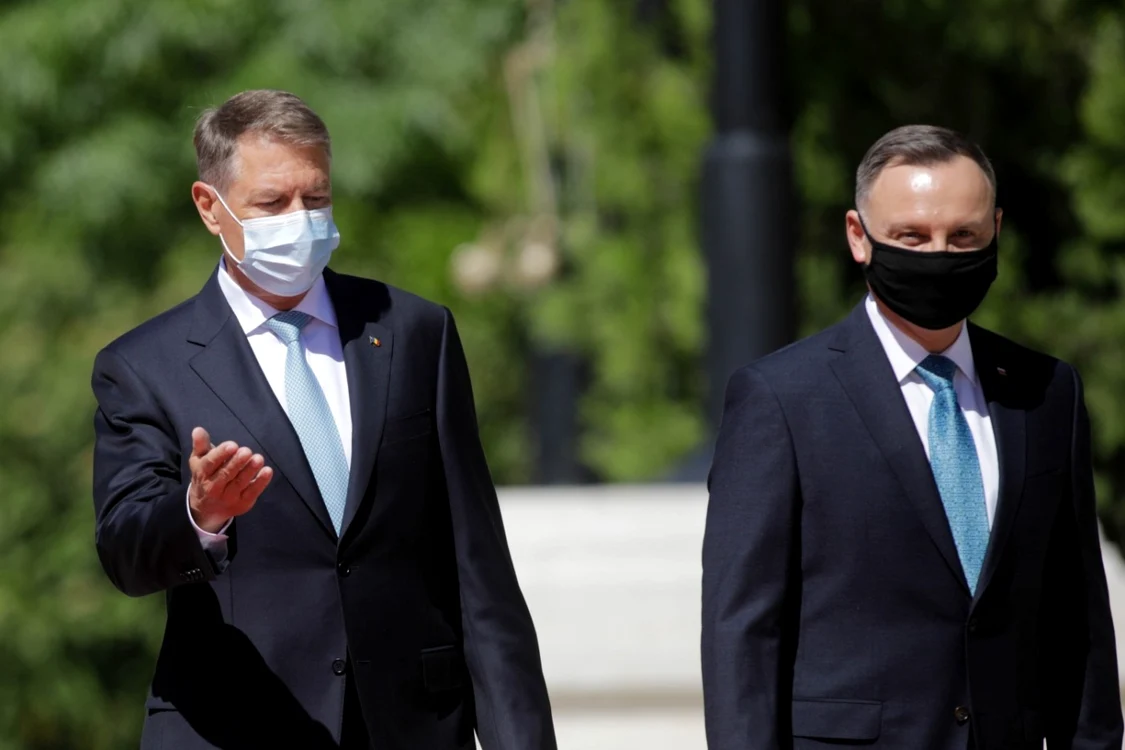 Klaus Iohannis şi Andrezj Duda FOTO Inquam Photos / George Călin / Arhivă