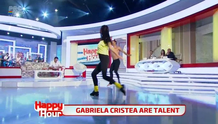 Gabriela a dansat foarte bine la Happy Hour (captură: PRO TV)