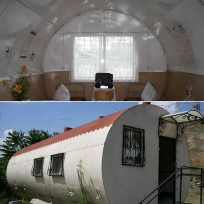 Casele-cisternă din Rusia / FOTO: Atlas Geografic