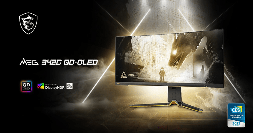 MSI lansează monitorul de gaming MEG 342C QD-OLED