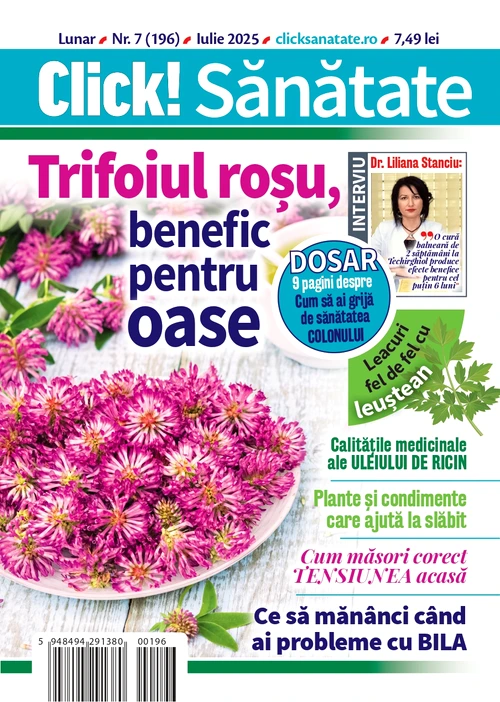 A apărut numărul de iulie al revistei Click!Sănătate!