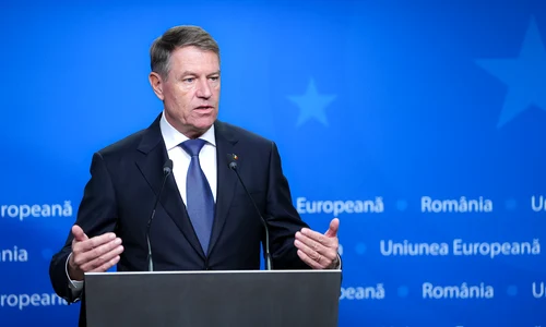 Klaus Iohannis inainte de Consiliul European FOTO Presidency jpg