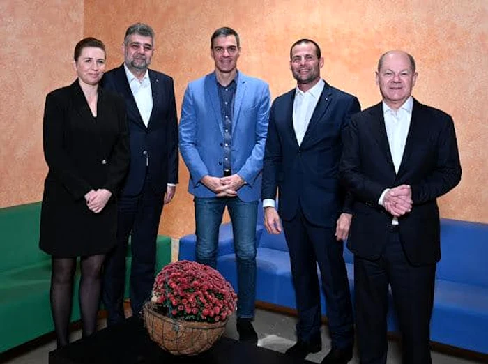 Premierul s-a întâlnit cu omologii socialiști din mai multe state europene FOTO Facebook