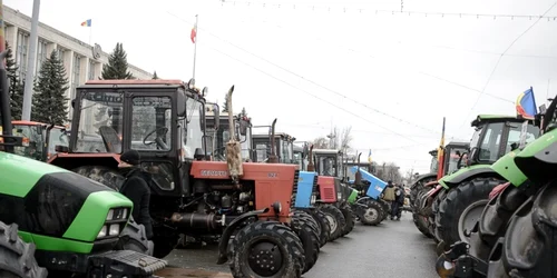 Protest agricultori Moldova foto IPN