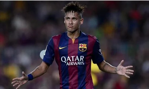 Neymar este la primul trofeu Champions League jpeg