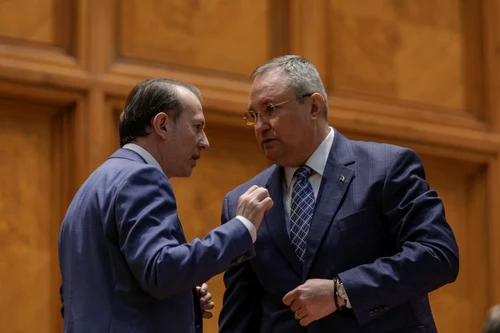 Sedinta plenului reunit a Camerei Deputatilor si Senatorilor mesaj presedinte ucrainean Volodymyr Zelensky 4 aprilie 2022 FOTO Inquam Photos / Octav Ganea