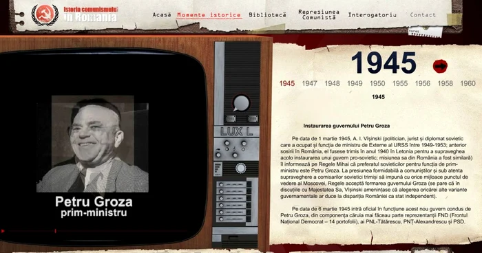 Istoria Comunismului este oferită într-un mod interactiv şi educativ