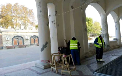 Lucrari de conservare la Cazinoul din Constanta 