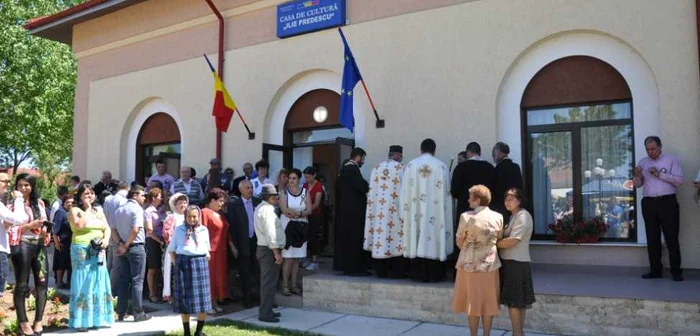Inaugurarea celor patru obiective de la Rociu FOTO CJ Argeş