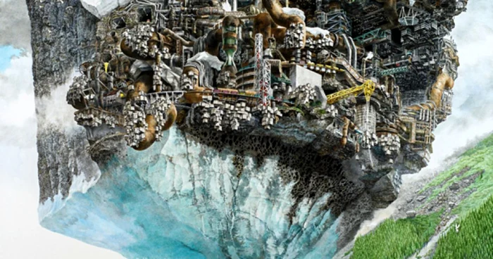 Lucrarea „Meltdown“ din cea mai recentă expoziţie, care înfăţişează efectul cutremurului din Japonia, 2011