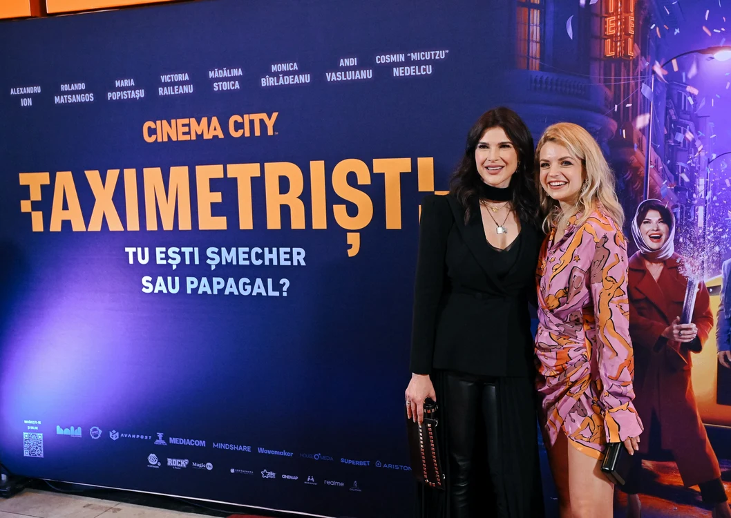 Victoria Răileanu (dreapta) și Monica Bârlădeanu joacă în filmul Taximetriști FOTO Adevărul
