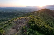 Templu elenistic descoperit de arheologi în situl antic de la Bushat (© Universitatea din Varșovia)