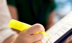 hr employee selecting candidates work company using highlighter marker jpg