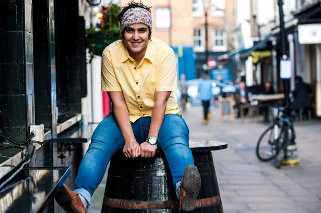 Maria Toorpakai, în vârstă de 25 de ani, este a 49-a jucătoare de squash din lume şi visează să devină campioană mondială. FOTO mirror.co.uk/Lucy Young