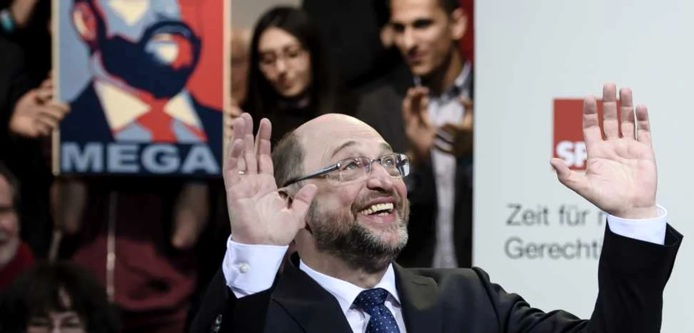 Martin Schulz, fost preşedinte al Parlamentului European, a fost nominalizat de SPD drept candidatul formaţiunii pentru postul de cancelar federal al Germaniei Foto: EPA