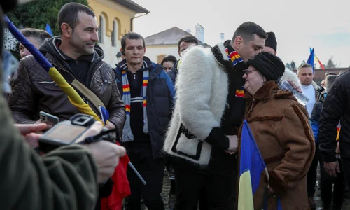 George Simion partid AUR Alba Iulia 1 decembrie 2023 FOTO Inquam Photos Sebastian Tataru jpg