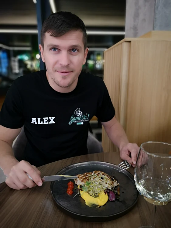 Alex Bourceanu spune că soția sa gătește cel mai bine