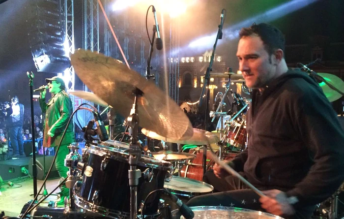 Marius Keseri, bateristul de la Direcția 5 FOTO: Facebook/Marius Keseri
