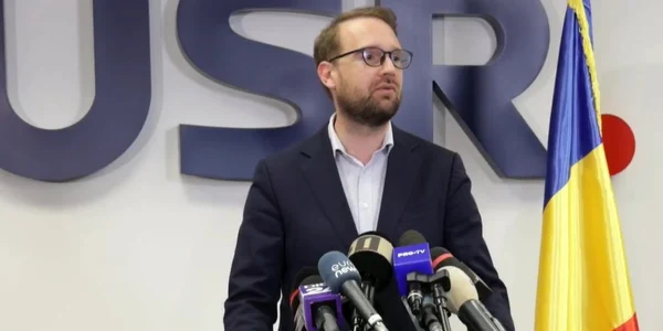 Prim vicepreședintele USR, Dominic Fritz Foto Captură Video USR jpg