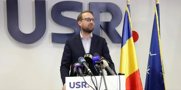 Prim vicepreședintele USR, Dominic Fritz Foto Captură Video USR jpg
