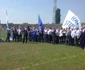 Jucătorii de legendă ai Universităţii Craiova au primit bucăţi din gazonul stadionului Ion Oblemenco 