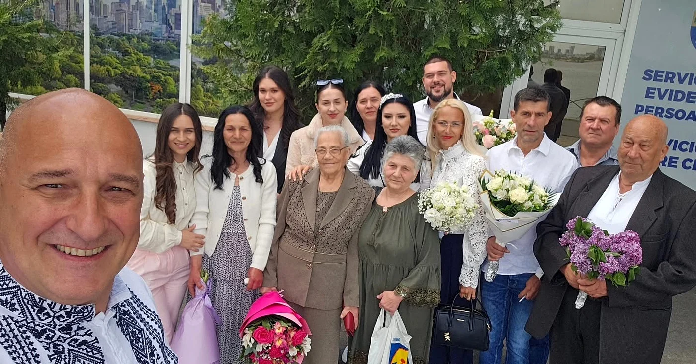 Cununia civilă a avut loc la Chiajna foto: Facebook 
