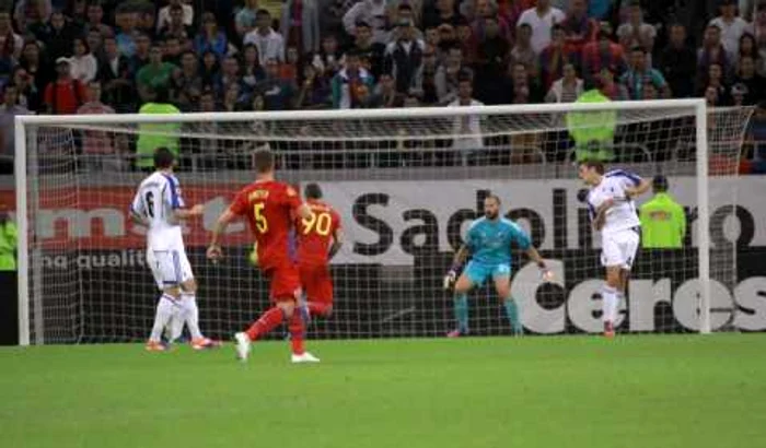 Golul cu care Steaua a câștigat meciul cu Copenhaga * Foto: Marian Burlacu