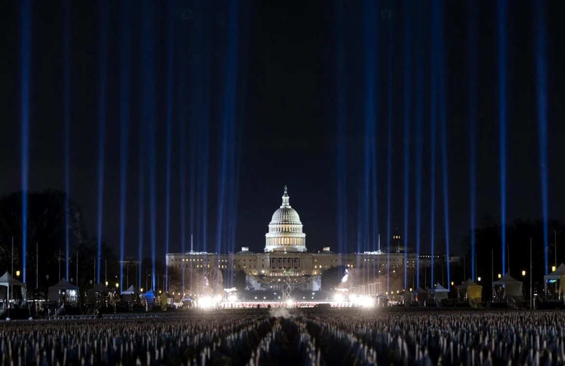 inaugurare joe biden capitoliu lumini foto epa efe