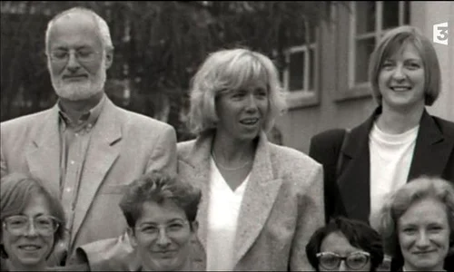 Brigitte Macron împreună cu fostul soţ (stânga) jpeg