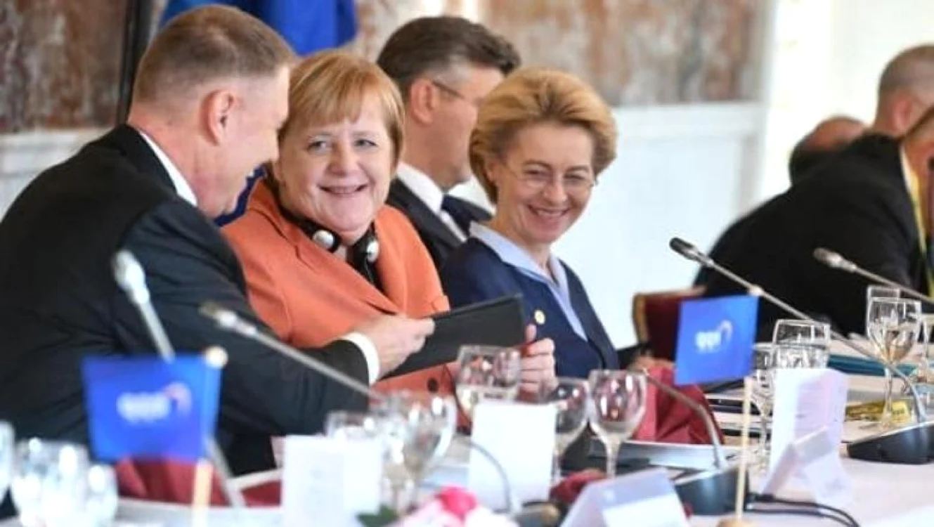 Klaus Iohannis a făcut show la summitul PPE.(Sursa: PPE)