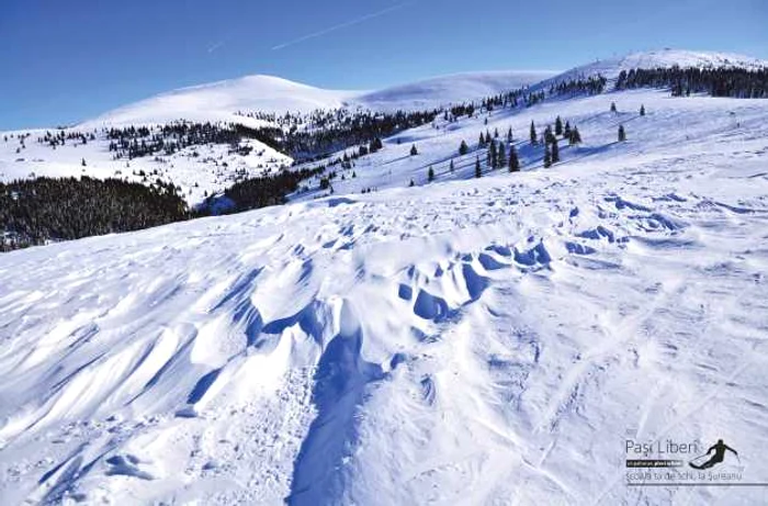 Pericol de avalanşă în masivul Şureanu. Foto: Rareş Tileagă