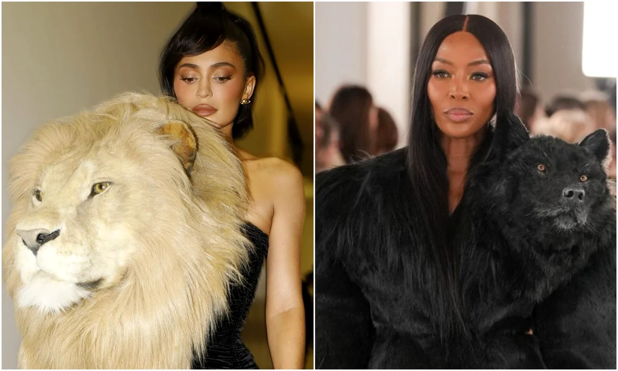 Kylie Jenner si Naomi Campbell in show ul de moda Schiaparelli jpg