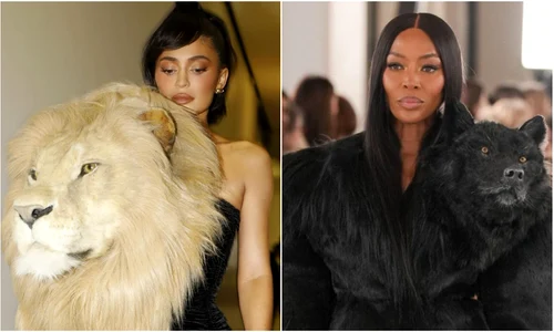 Kylie Jenner si Naomi Campbell in show ul de moda Schiaparelli jpg