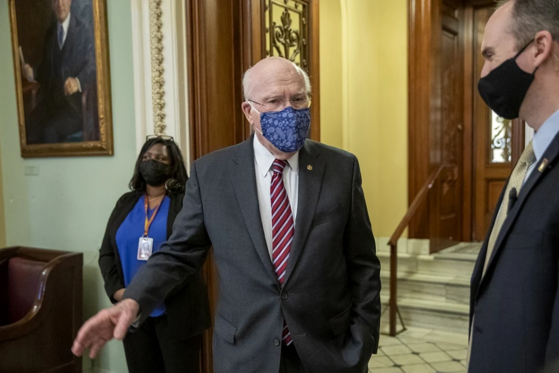 Preşedintele pro tempore al Senatului Patrick Leahy FOTO EPA-EFE