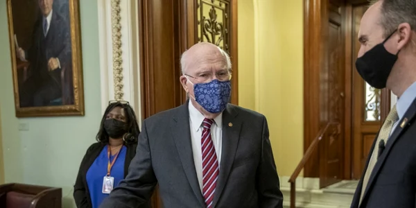 Preşedintele pro tempore al Senatului Patrick Leahy FOTO EPA-EFE
