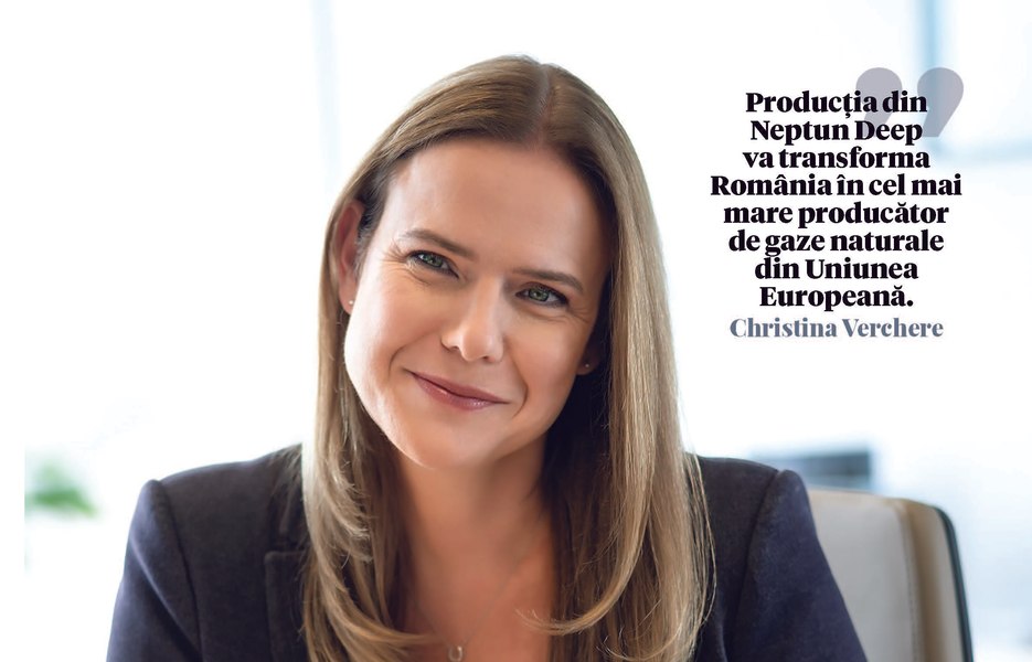 Interviu Christina Verchere, CEO OMV Petrom „Neptun Deep este un proiect strategic pentru România, cu potenţial de a genera o valoare economică de 40 de miliarde de euro”