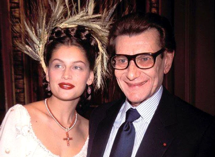 Yves Saint-Laurent (dreapta)/FOTO: La blouse roumaine