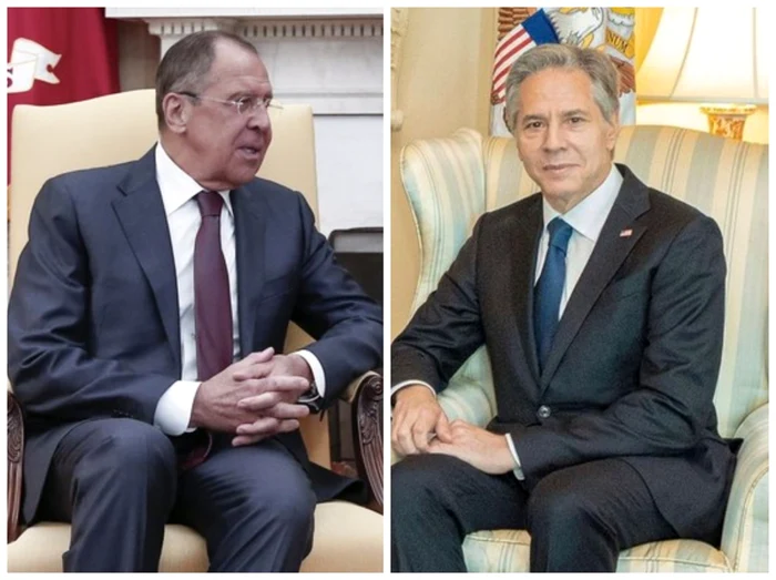 Lavrov si Blinken FOTO Profimedia