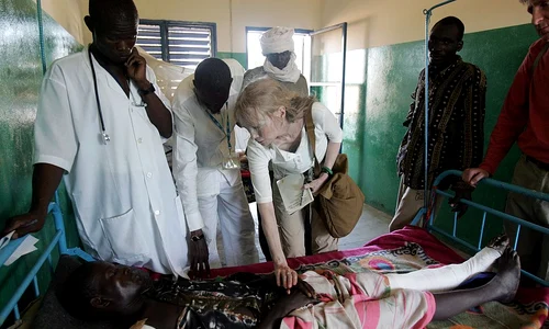 Mia Farrow Tours Eastern Chad As Violence Continues jpeg