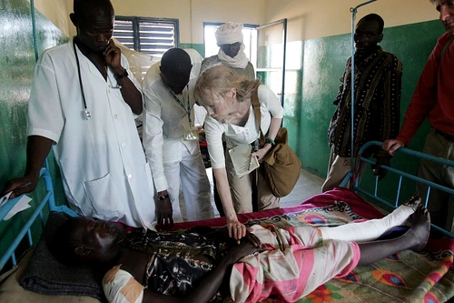 Mia Farrow Tours Eastern Chad As Violence Continues jpeg
