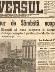 Prima pagină a ziarului „Universul” din data de 12 noiembrie 1940 era dedicată în integralitate cutremurului care lovise România la 10 noiembrie 1940