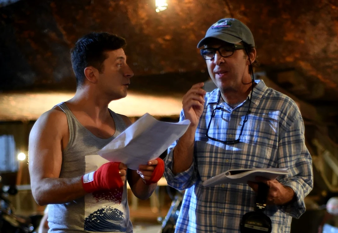 Volodimir Zelenski şi regizorul american David Dodson sunt prieteni de 14 ani FOTO: arhiva personală David Dodson