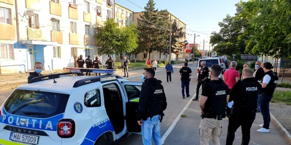 razie a politiei in hunedoara foto ipj Hunedoara