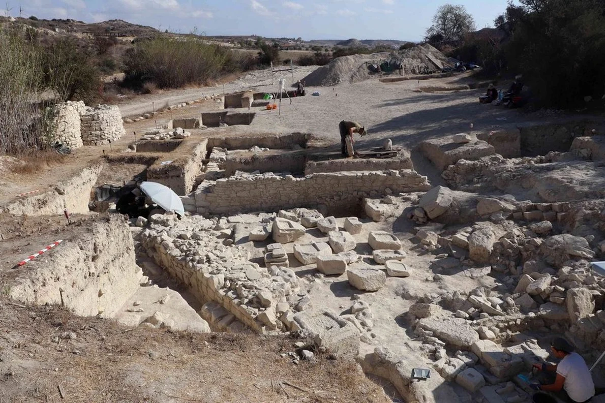 Sanctuarul lui Apollo din Frangissa (© Department of Antiquities of the Deputy Ministry of Culture)